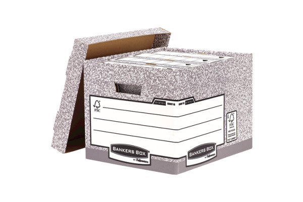 FELLOWES BankersBox Standard 00810-FFE grau/weiss 33.5x29.2x40.4cm