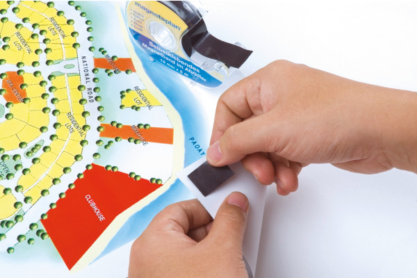 MAGNETOP. Magnetband m/Spender 15510 selbstkl. 5mx19mm