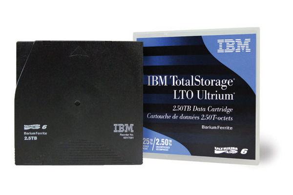 IBM LTO Ultrium 6 2.5/6.25TB 00V7590 Data Tape