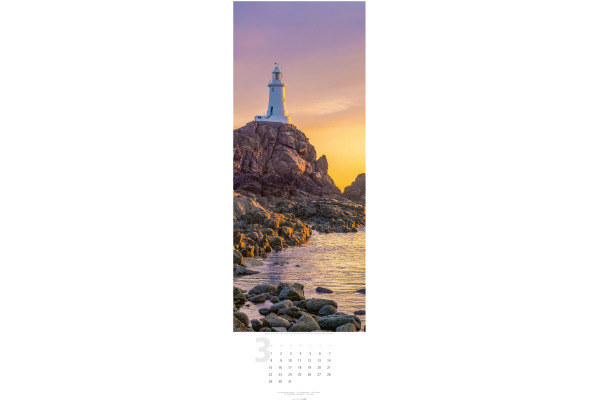 WEINGARTE Bildkalender 2027 295150027 Leuchttürme DE 34x98cm