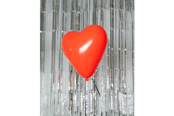 I AM CREA Ballons Herz 27cm 1000-1073 rot 6 Stück