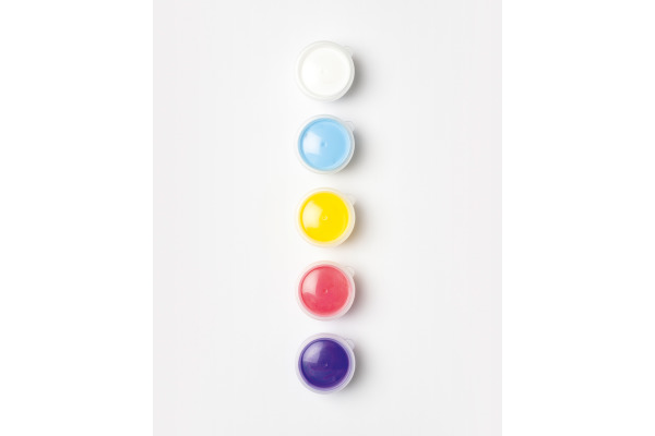 FOLIA Fingerfarben Sweet Rainbow 48211 5 Farben