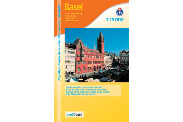 ORELL F. Stadtplan 905706758 Basel 1:15'000