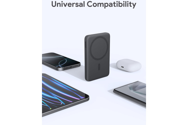 AUKEY MagFusion 5000mAh PB-MS03 G Powerbank Wireless Grey