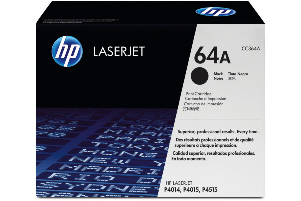 HP Toner-Modul 64A schwarz CC364A LaserJet P4014 10'000 Seiten
