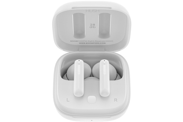 BOOMPODS Hush TWS ANC HUAWHT White