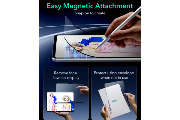 ESR Paper-Feel Magnetic Screen 1E0960103 iPad Pro 11 , 2024