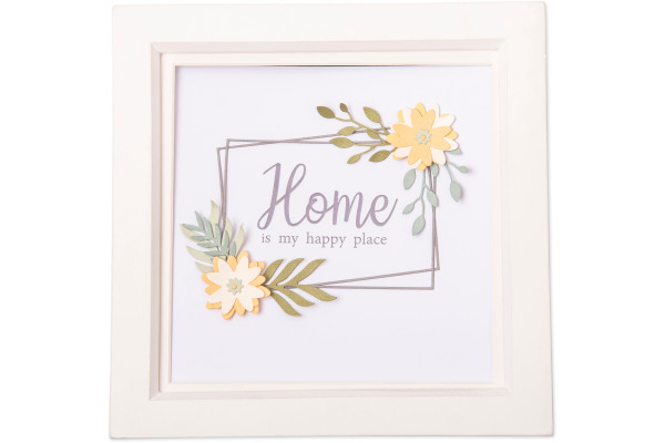 SIZZIX Stanzformen Floraler Rahmen 664377 12er Set