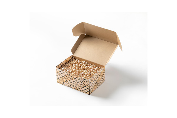 FOLIA Holzperlen natural 1000g 22991 Jumbo Pack, 1-1.8 cm