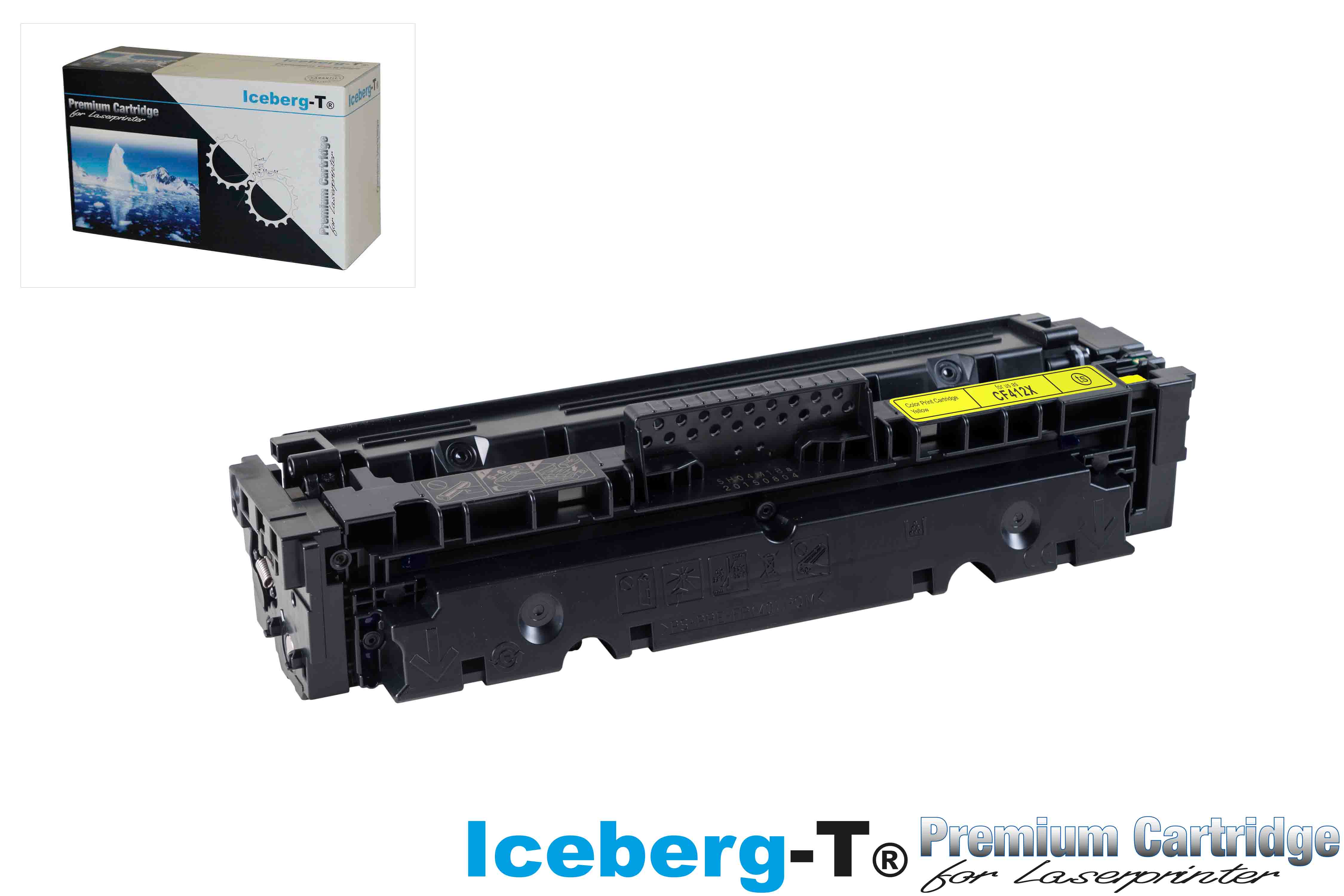 Iceberg-T Toner CF412X 5'000 Seiten, yellow