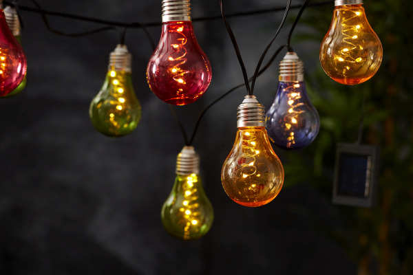 EGLO Lichterkette Z-Solar 1.9m 48877 silber, Solar