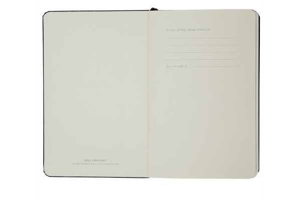 MOLESKINE Adressbuch Pocket 9x14cm 883701016 schwarz, liniert 96 Blatt