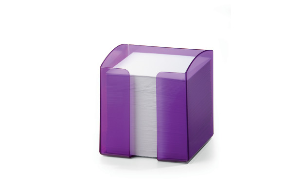 DURABLE Zettelbox Trend 10x10cm 701682992 violett transp.