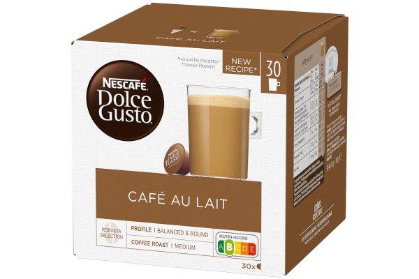 NESCAFÉ Kaffeekapseln Dolce Gusto 12483863 Café Au Lait 30 Stück