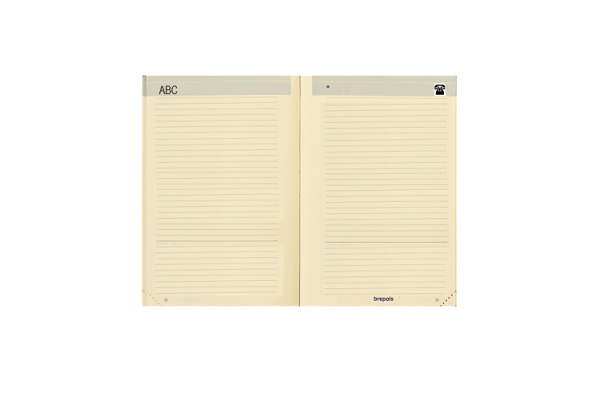 BREPOLS Adressregister chamois 26.3.0260 8.5x12cm