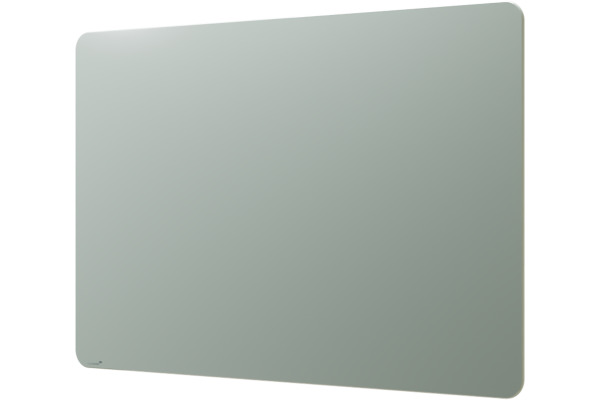 LEGAMASTE Glasboard 100x150cm 7-104363 matt, Sage Green runde Ecken