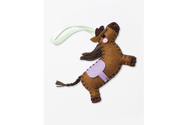 FOLIA Mini Filzinies 52905 Pferd 11-teilig