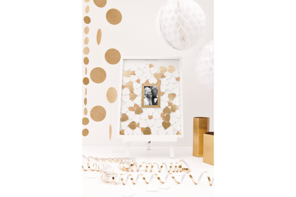 RICO DESI Gästebuch Rahmen 30x40cm 500189 inkl. 70 Holzh. weiss