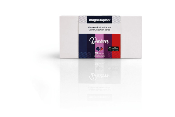 MAGNETOP. Kommunikations-Karten 20x10cm 112501520 Set Dawn, ass. 250 Stück