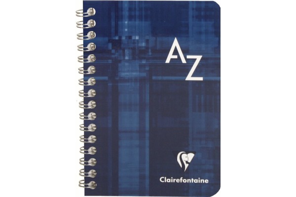 CLAIREFON Adressbuch Index A7 68599C ass., kariert, 5mm 50 Blatt