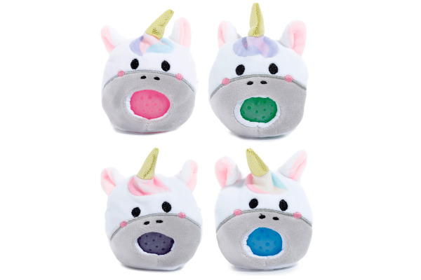 ROOST Quetschi Einhorn TY853 Plüsch, 4 ass.