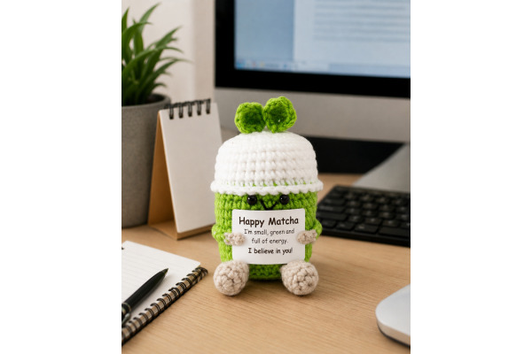 I AM CREA Positive Happy Matcha 9.5cm 1000-2568 grün