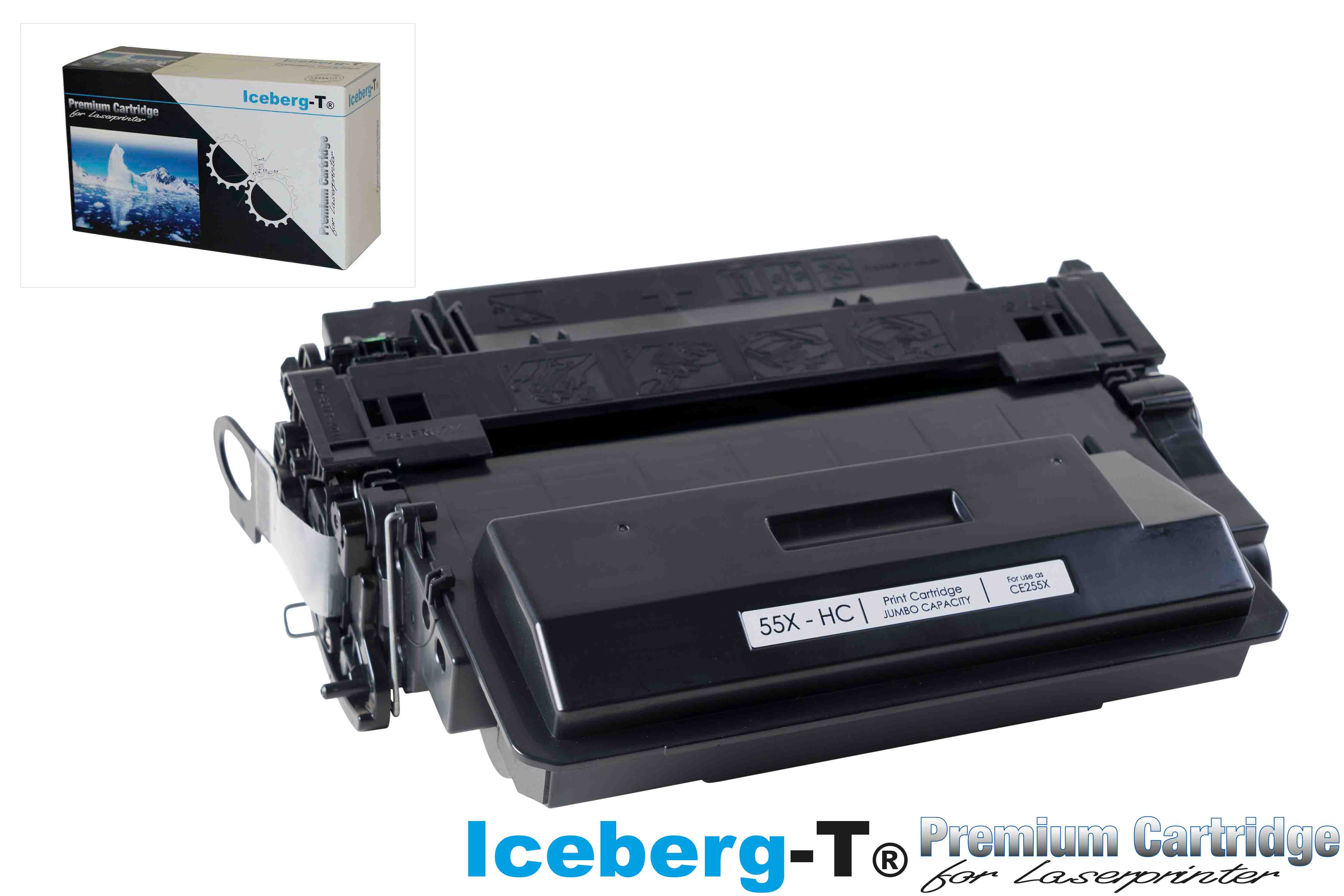 Iceberg-T Toner CE255X-HC 23'000 Seiten, schwarz
