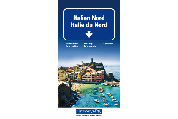 KÜMMERLY Strassenkarte 259018422 Italien Nord 1:650'000