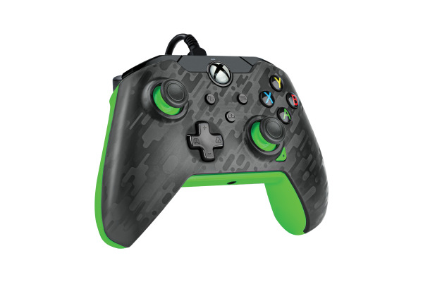 PDP Wired Ctrl Xbox Series X/PC 049012CMG Neon Carbon Green/Black Camo