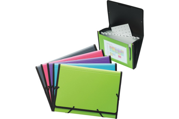 KOLMA Fächermappe Daily A4 11.032.25 anthrazit 12 Fächer