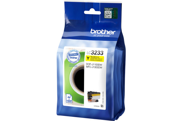 BROTHER Tintenpatrone yellow LC-3233Y DCP-J1100DW 1500 Seiten