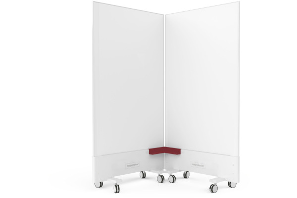 MAGNETOP. Eckablageschale Infinity Wall 114663003 rubinrot