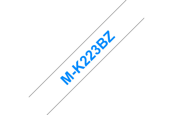 PTOUCH Band, nicht lam. blau/weiss M-K223 zu PT-65/75/85/110 8m x 9 mm