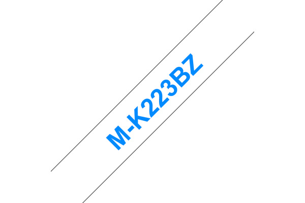 PTOUCH Band, nicht lam. blau/weiss M-K223 zu PT-65/75/85/110 8mx9mm