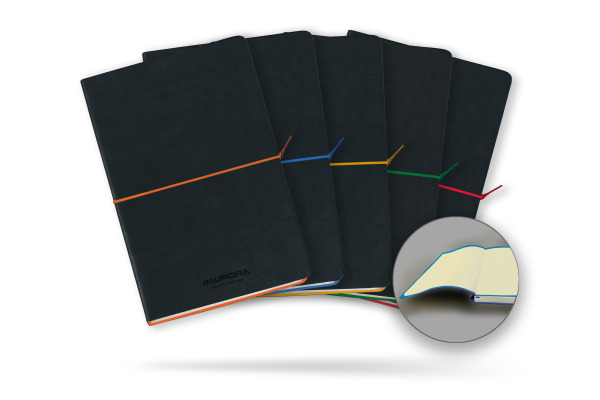 AURORA Notizbuch Tesoro A5 2396TESJ mehrfarbig, liniert 96 Blatt