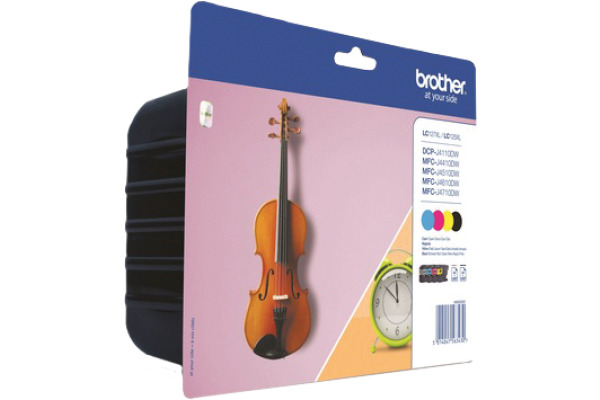 BROTHER Tintenpatrone XL CMYBK LC-127XLV DCP-J4110DW 1200 Seiten
