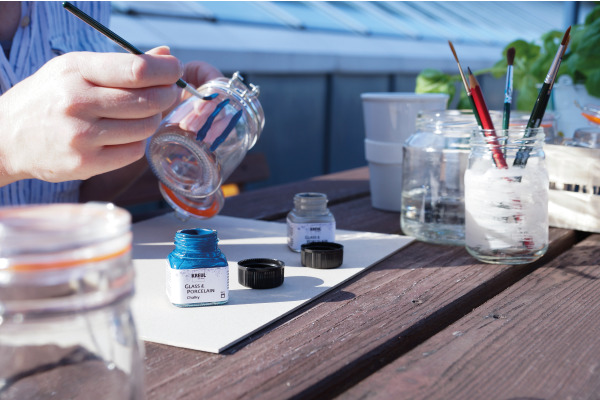 KREUL Glas-Porzellanmalfarben KR-16602 Chalky 6x20ml