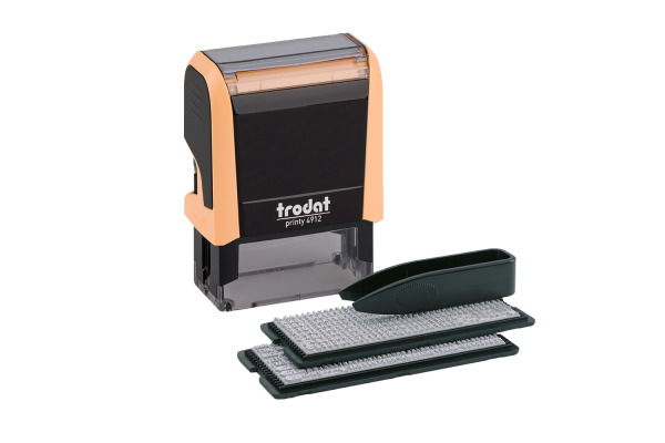 TRODAT Printy 4912 Typo 4 Zeilen Text 180860 pastellcreme