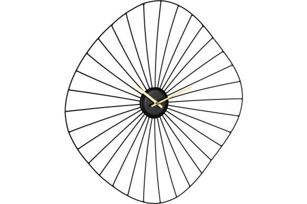 EGLO Wanduhr Matsumoto 60x60cm 425516 schwarz/gold