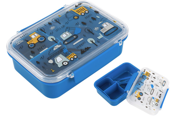 I-DRINK Lunch Box mit Löffel + Gabel ID2018 Truck