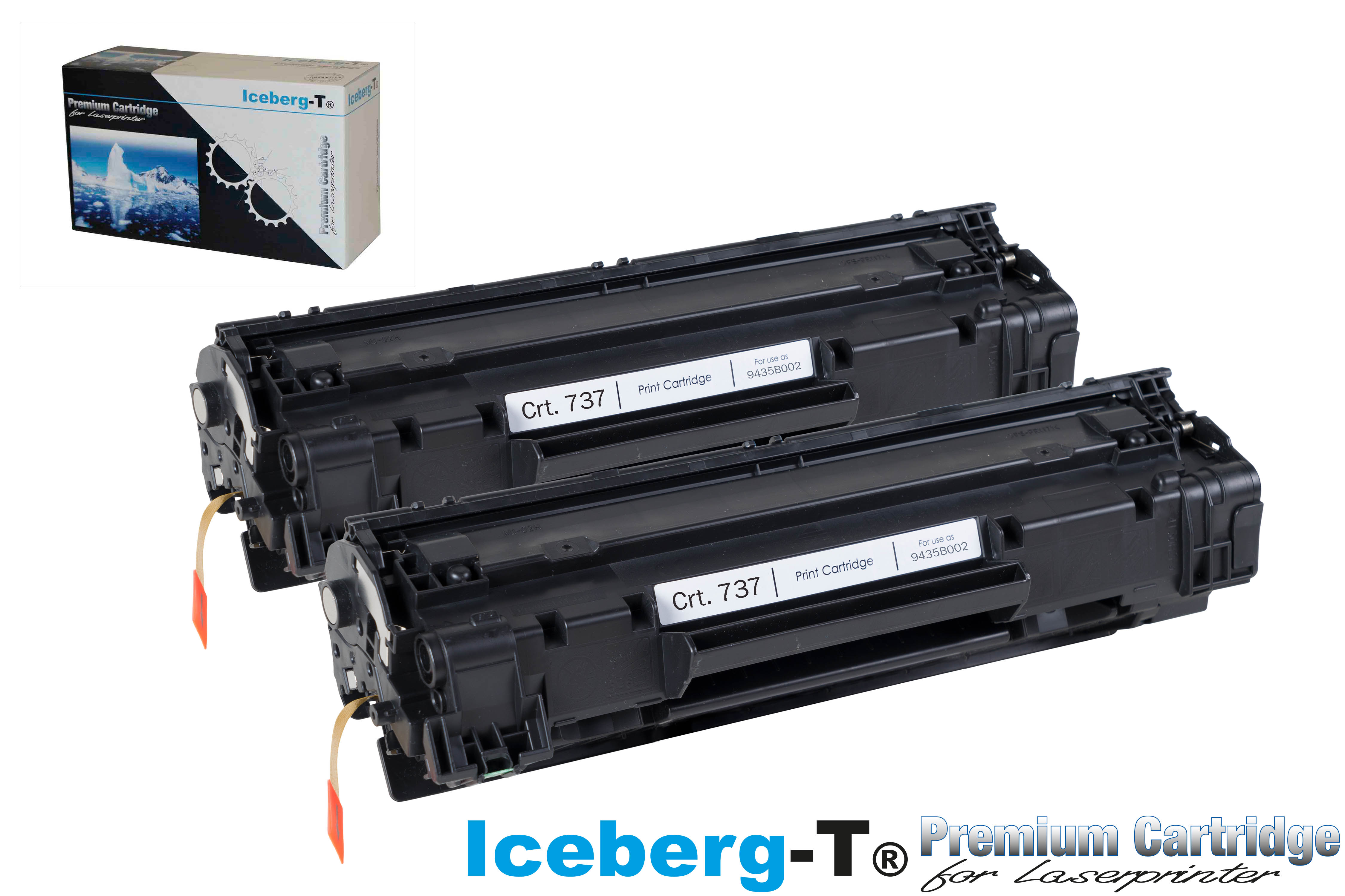 Iceberg-T Toner Cartridge 737 DuoPack 2 Stück à 2'400 Seiten, schwarz