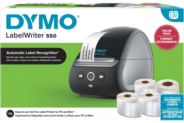 DYMO Etiketten 550 Valuepack 2147591 LabelWriter