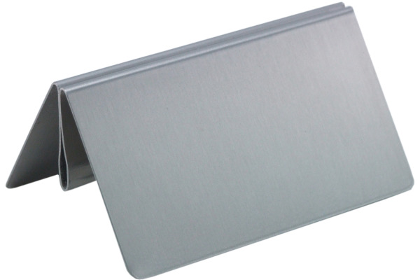 DEFLECTO Kartenhalter 100x50x58mm 794261 Edelstahl