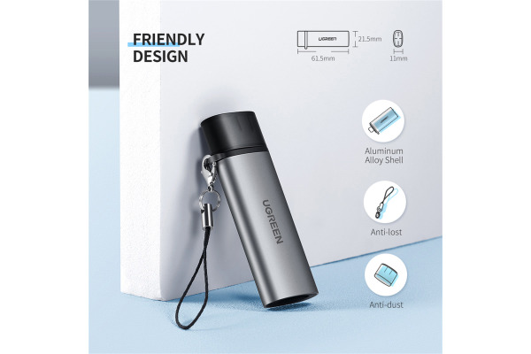 UGREEN Dual Card Reader USB-C 3.0 50704 SD,TF,BB