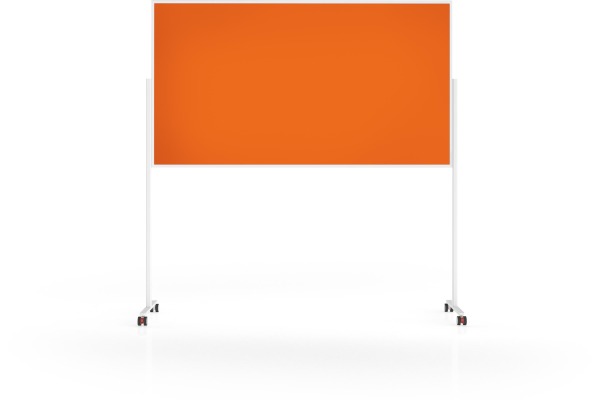 MAGNETOP. Design-Moderatorentafel VP 1181144 Filz, orange 1000x1800mm