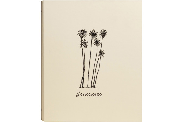 EXACOMPTA Fotoalbum Summertime 26x32cm 17047E Pastellgelb 60 Seiten