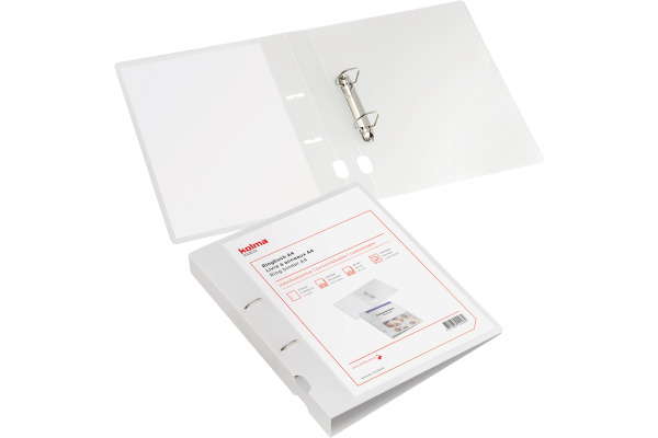 KOLMA Präs.-Ringbuch Vario 3cm 02.118.00 2 Ringe transparent A4