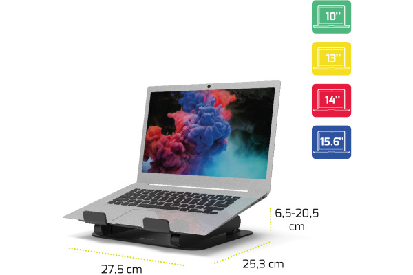 PORT Adjustable Notebook Stand 901108 for Notebooks up to 15.6