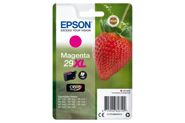 EPSON Tintenpatrone 29XL magenta T299340 XP-235/335/435 450 Seiten