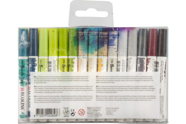 TALENS Ecoline Brush Pen Set 11509026 ass. Additional 30 Stück